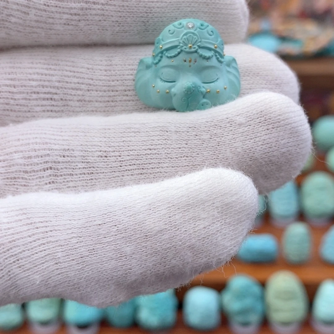 未镶嵌绿松石珠宝奇石