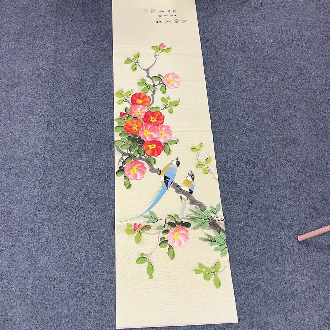国画作品小姐姐放漏…