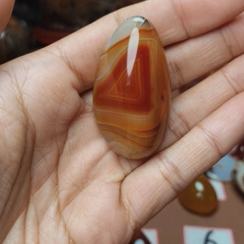 未镶嵌玛瑙/玉髓珠宝奇石红*客打孔不退不换