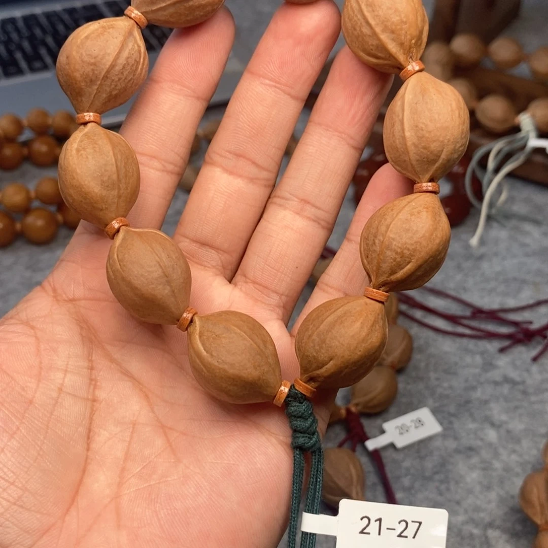 橄榄核手串/手链*️****21鲨鱼背一物一图