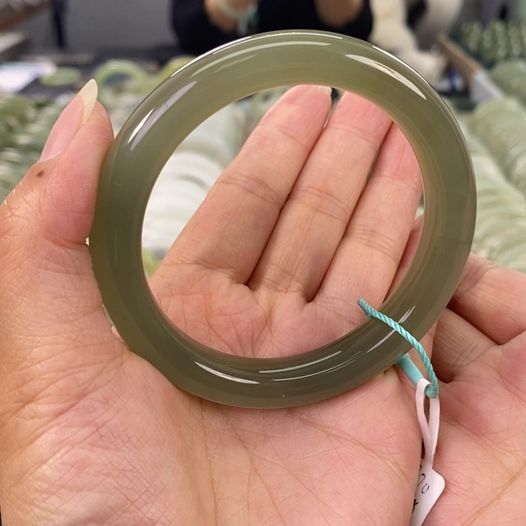 和田玉和田玉手镯57.58未镶嵌