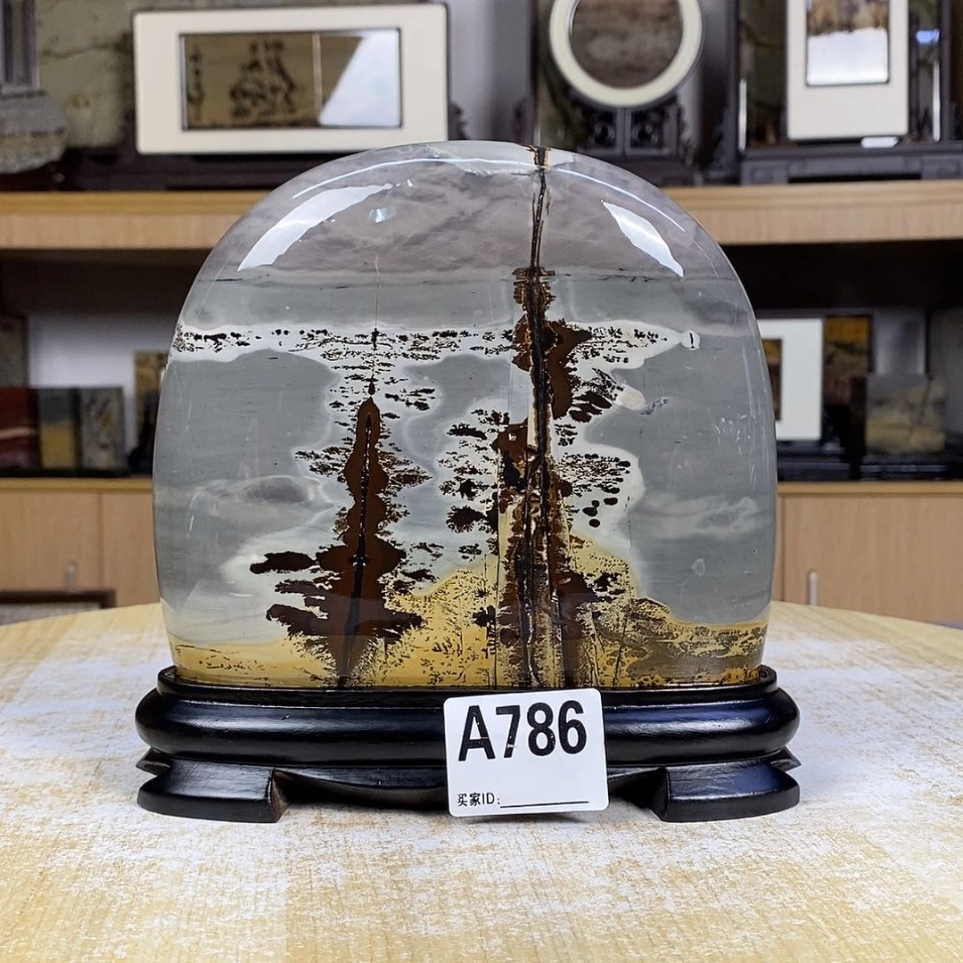 昌化石印石广西国画石摆件