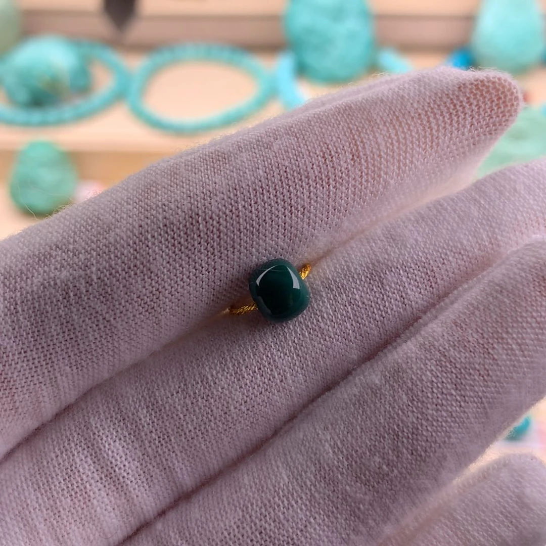 绿松石珠宝奇石未镶嵌6.9-5.7