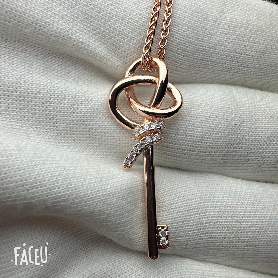 项链 项链 时尚轻奢钥匙项链A723