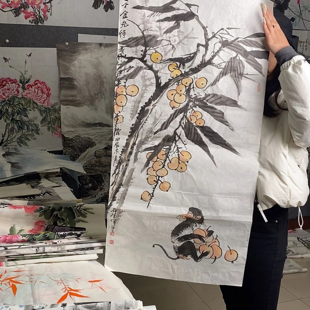 国画手写手绘国画作品17