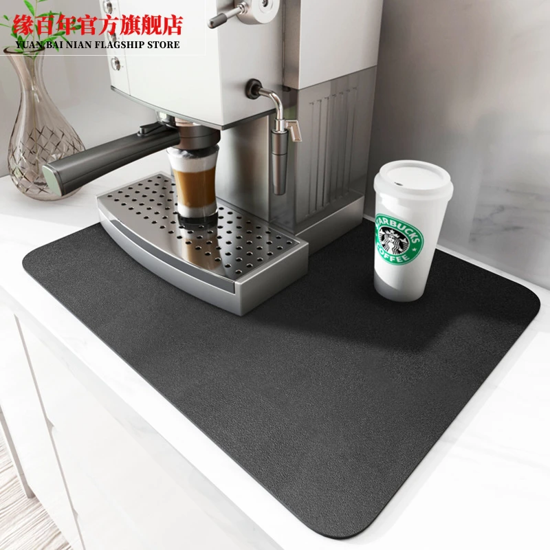 跨境咖啡机吸水垫碗盘干燥垫防滑吧台沥水垫厨房台面垫餐桌免洗垫