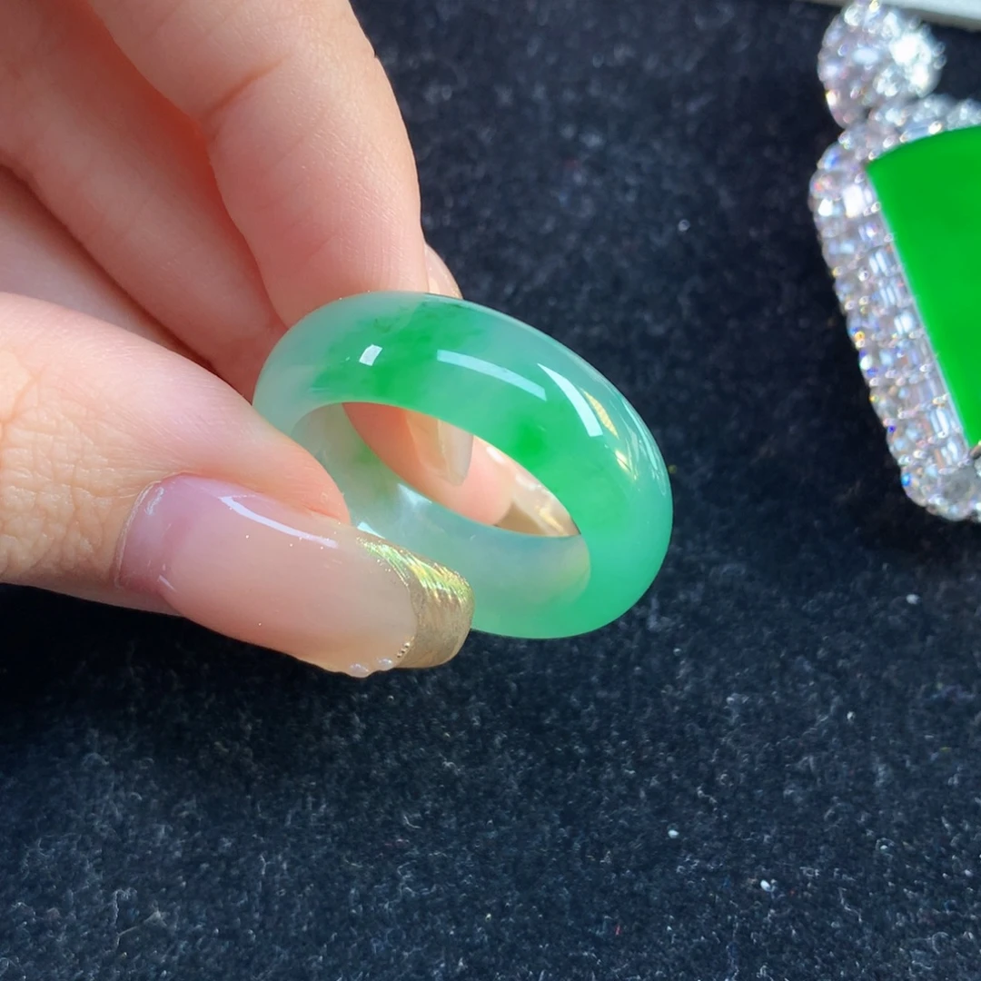 翡翠裸石翡翠23圈