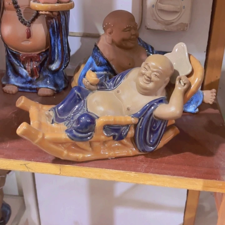 陶瓷陶瓷特价逍遥佛
