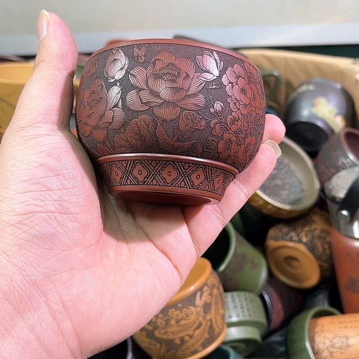 茶杯紫砂全手工紫砂主人杯