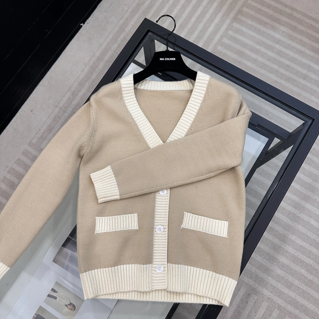 ALL IN 2025春季新款ins开衫毛衣女