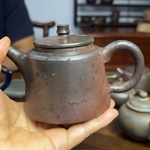 戬谷龙窑柴烧茶壶25