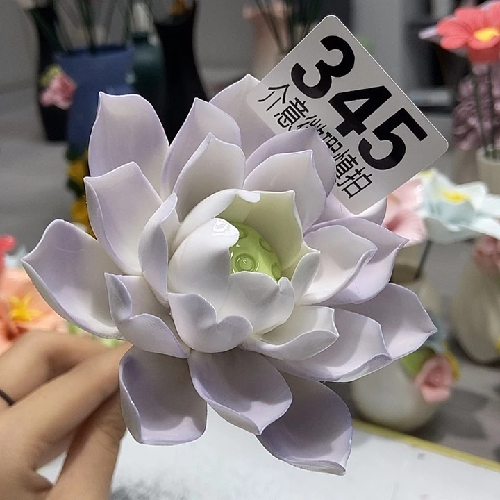 陶瓷纯手工捏花设计