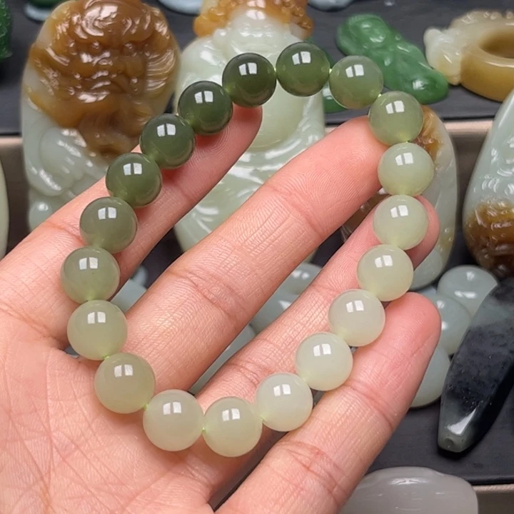 和田玉手链未镶嵌L*?