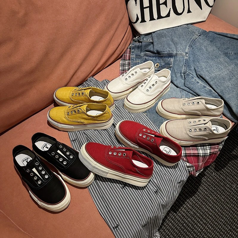 【LP】TS休闲鞋2025春季新款时尚百搭平底舒适帆布鞋MTX57666-X