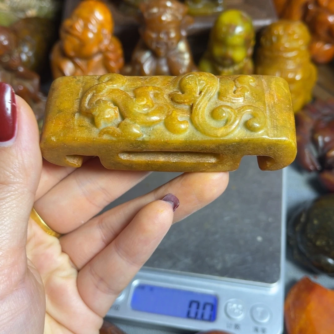 蛇纹石玉合金颈饰