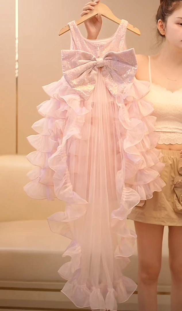 【小米粒】女童夏季蓬蓬裙公主裙蛋糕裙