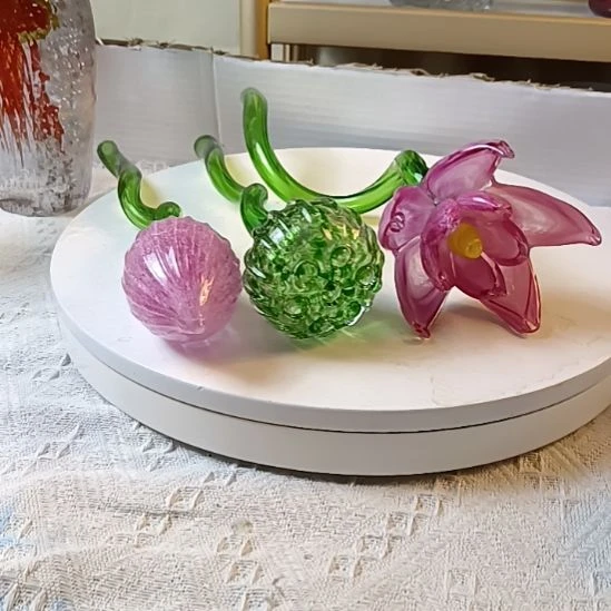 琉璃琉璃荷花摆件