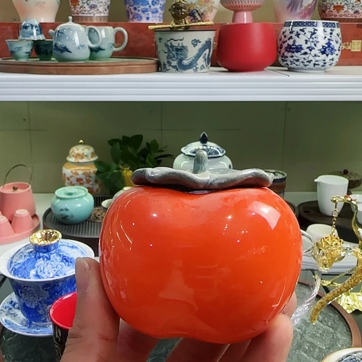 青花瓷器茶叶罐陶瓷茶具玻璃