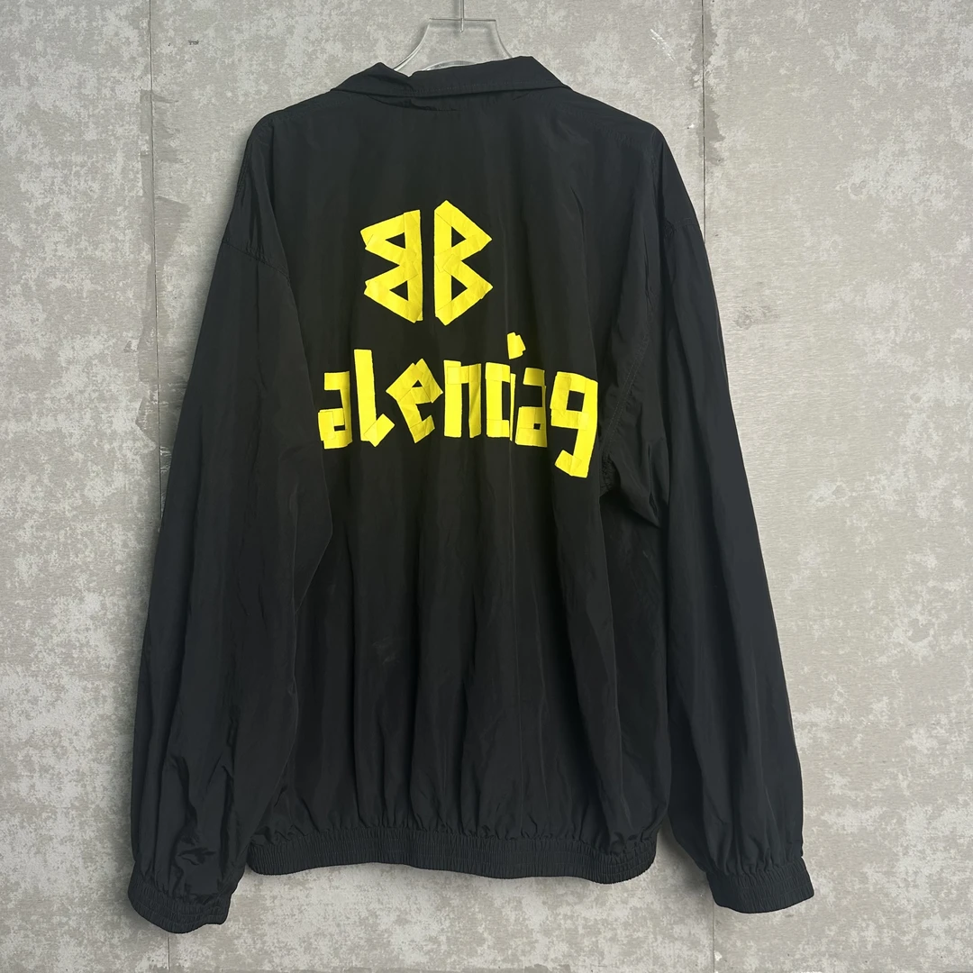 未使用 Balenciaga/巴黎世家 M*1/胶带美纹纸冲锋衣/17756/JP