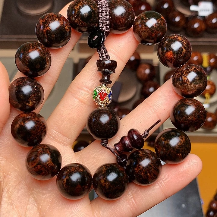 花梨木类手串/手链艺**业黄花梨风化料老挝花梨土埋料1.5