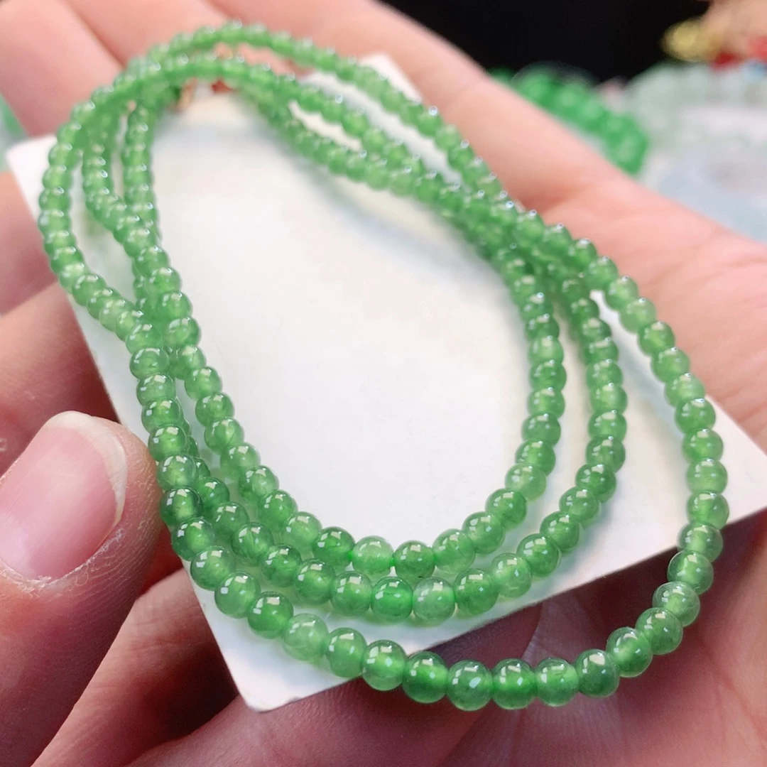 翡翠颈饰未镶嵌021卡3+