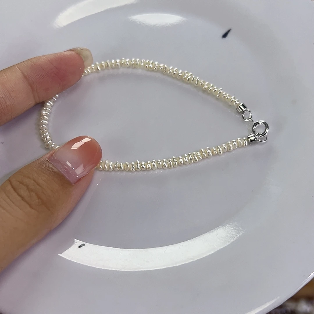 淡水珍珠手绳钛钢