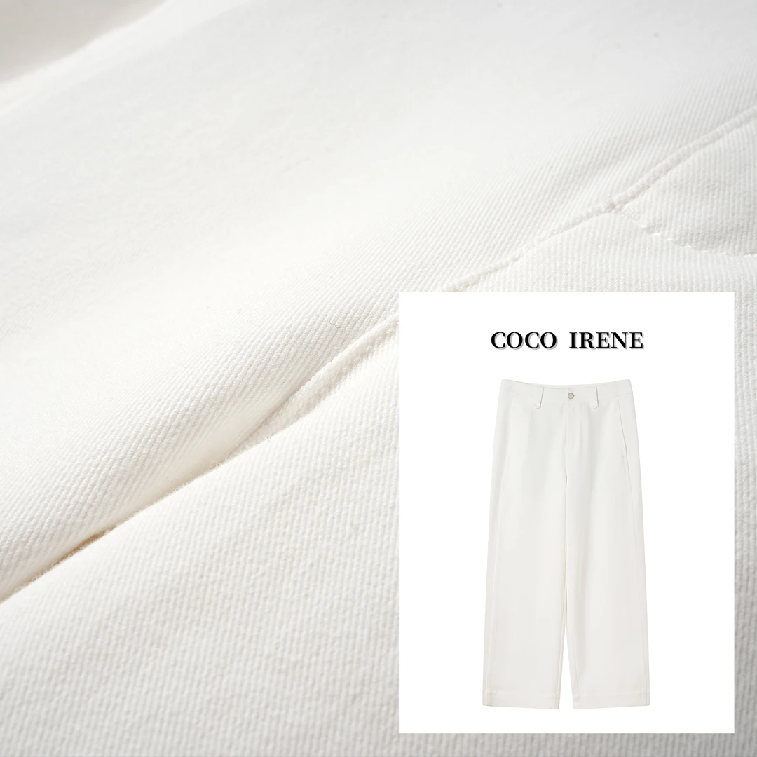 COCO IRENE 【小白九】原创定制版显瘦九分牛仔裤