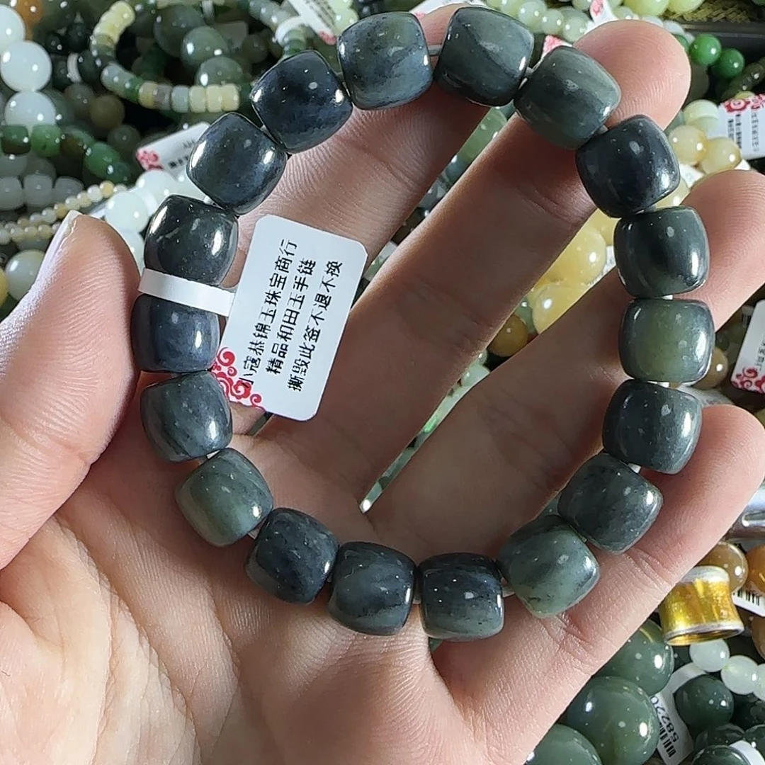 和田玉手链未镶嵌385