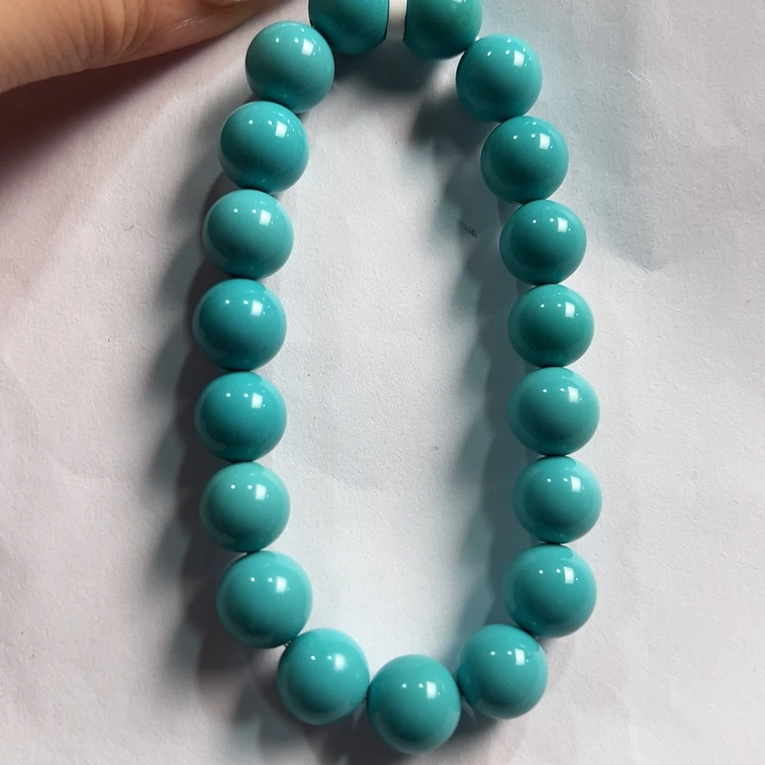 未镶嵌绿松石手串卡10➕