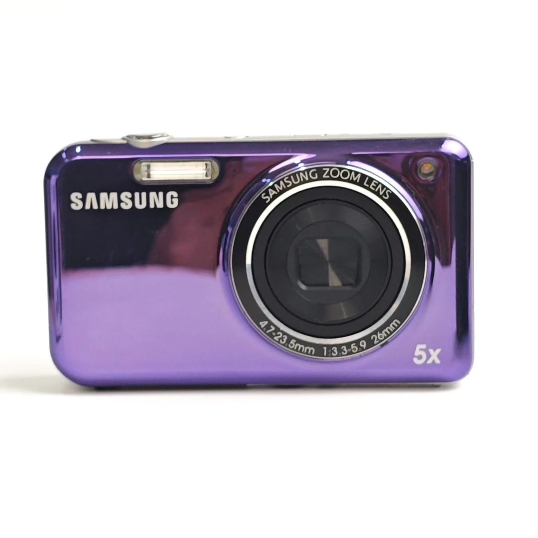 95新 Samsung/三星 pl120紫色双屏可自拍1600万像素美颜冷白出片