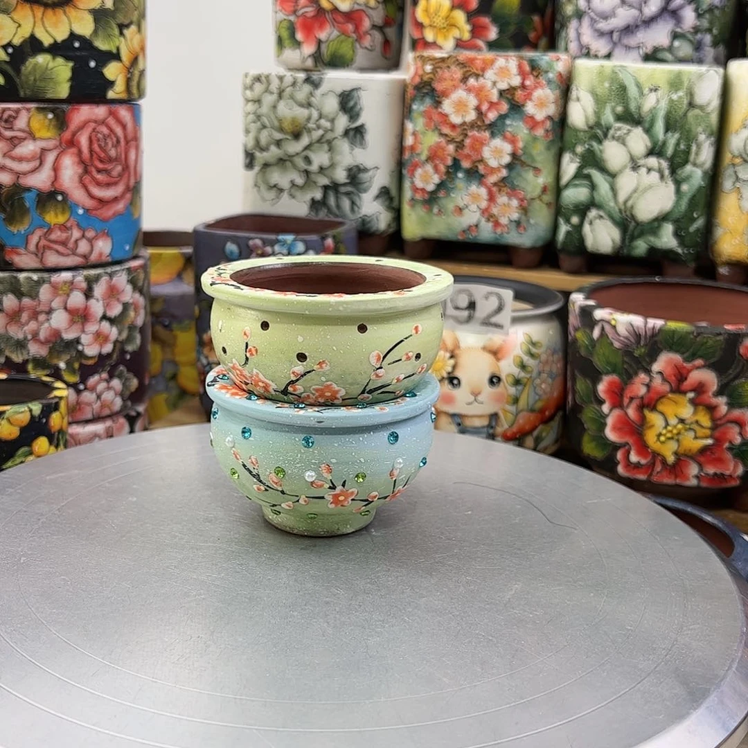 景德镇陶瓷花盆景德镇陶瓷花盆