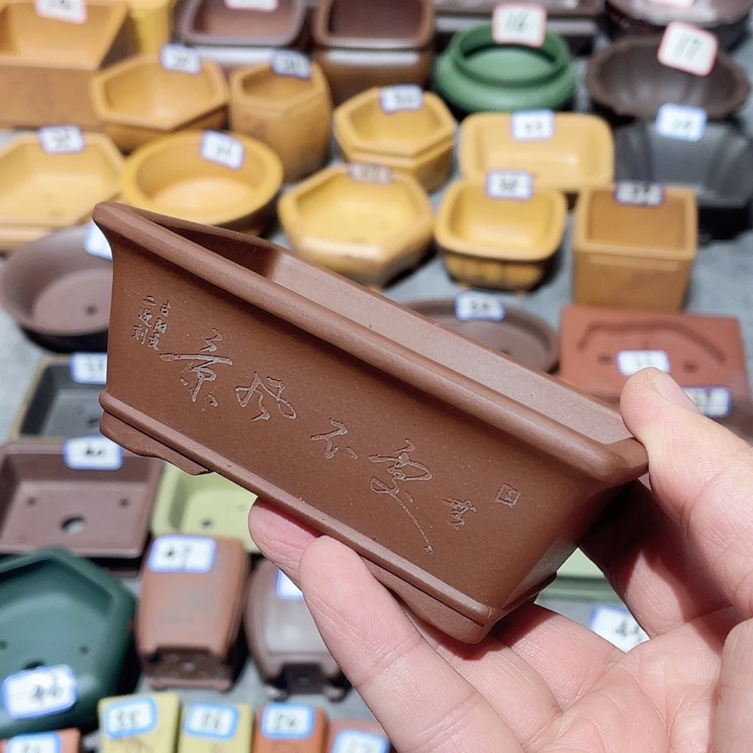 紫砂小盆10*6.5*3.5cmm