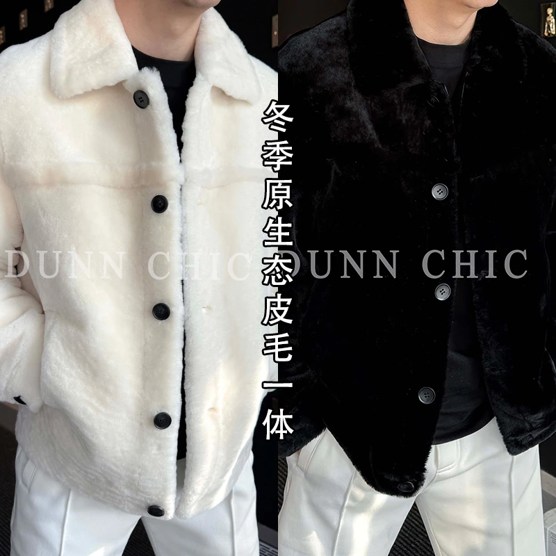 徐先生出品不易粘毛冬季羊皮羊毛原生态皮毛一体88272【杜恩】