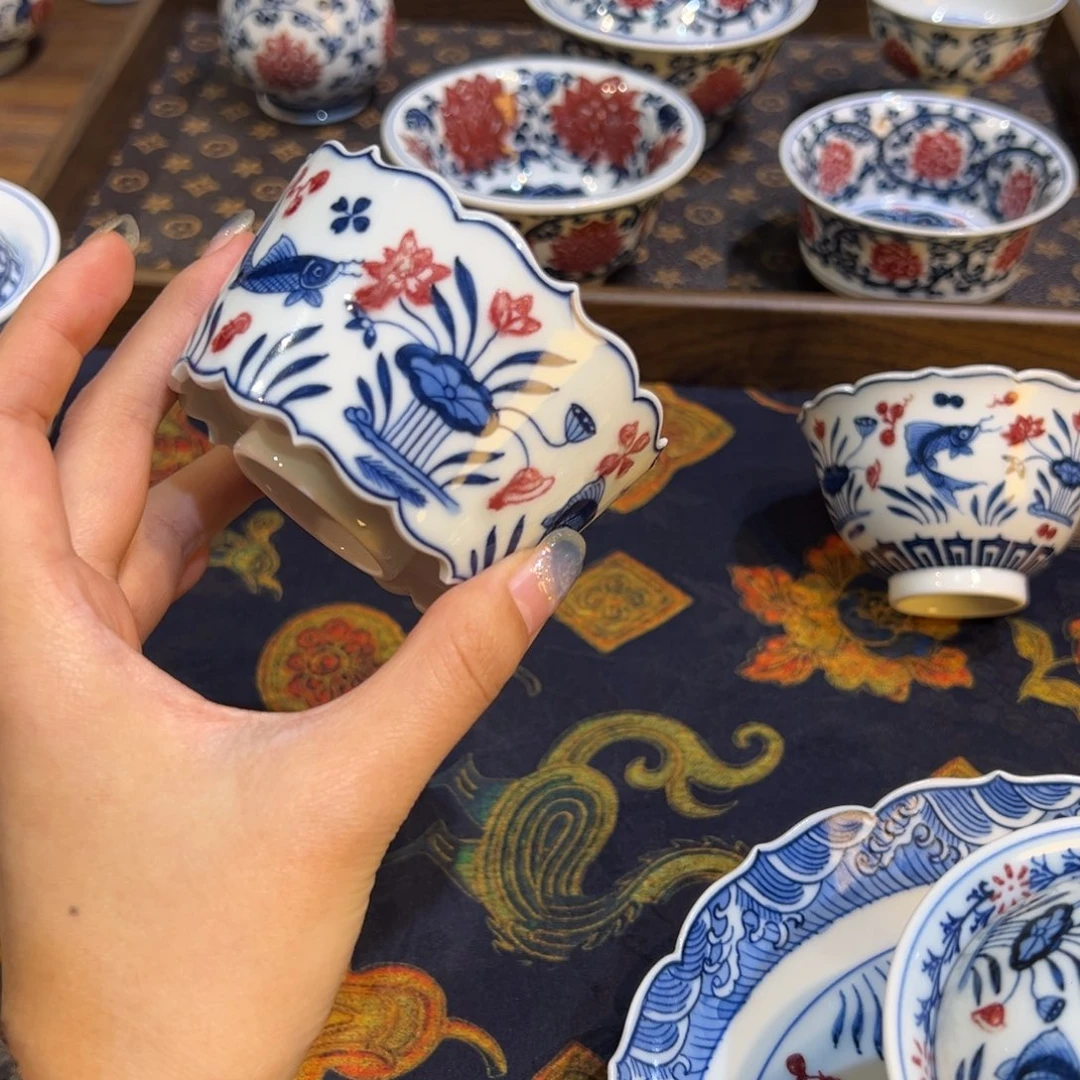 摆件陶瓷景德镇陶瓷茶器百宝箱