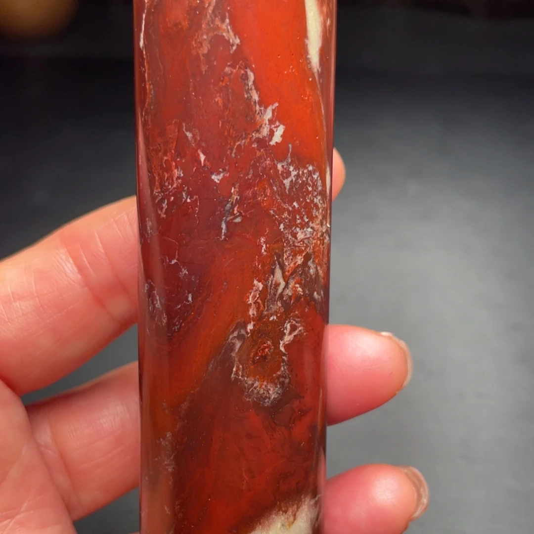 用***8田黄石昌化石手把件印章