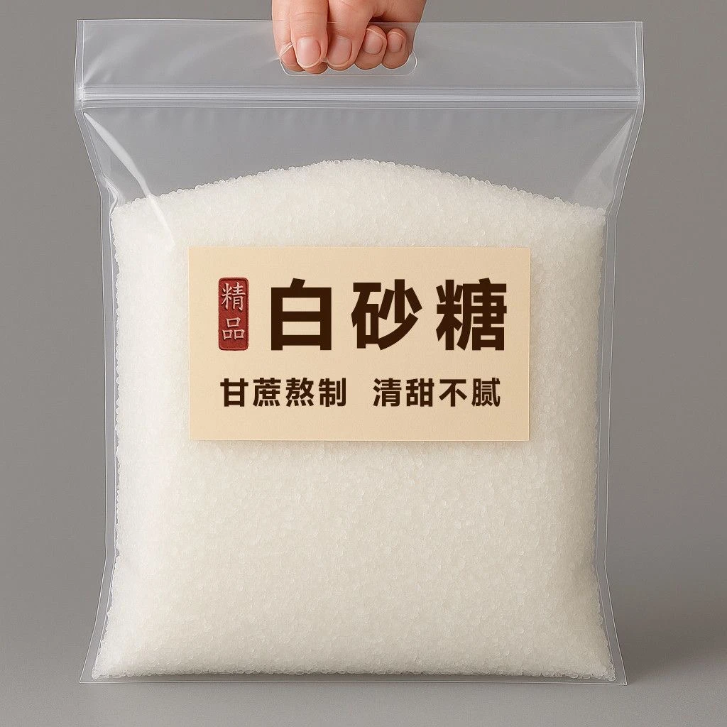 【一级白沙糖】甘蔗白砂糖家用商用批发细腻绵白糖厨房烹饪烘焙调味