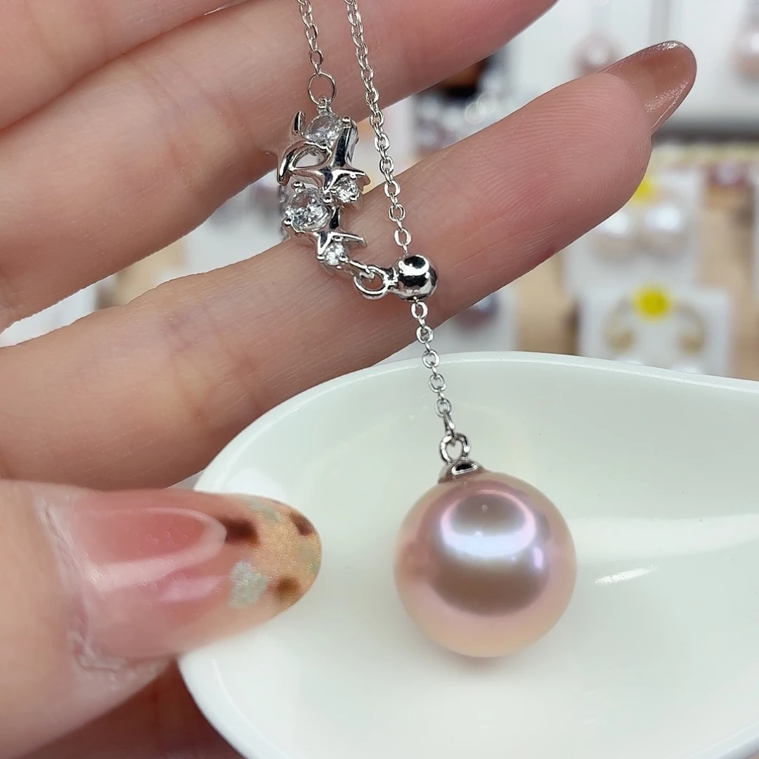 合金淡水珍珠颈饰