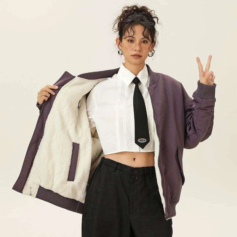 1404-1-93312-冬季棒球服潮时尚休闲保暖棉衣