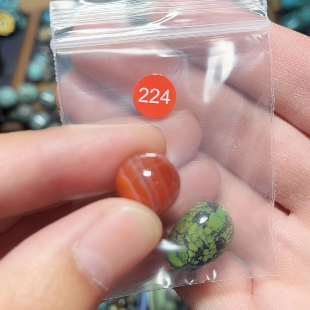 鱼***道玛瑙/玉髓未镶嵌圆珠桶珠老型手串！！