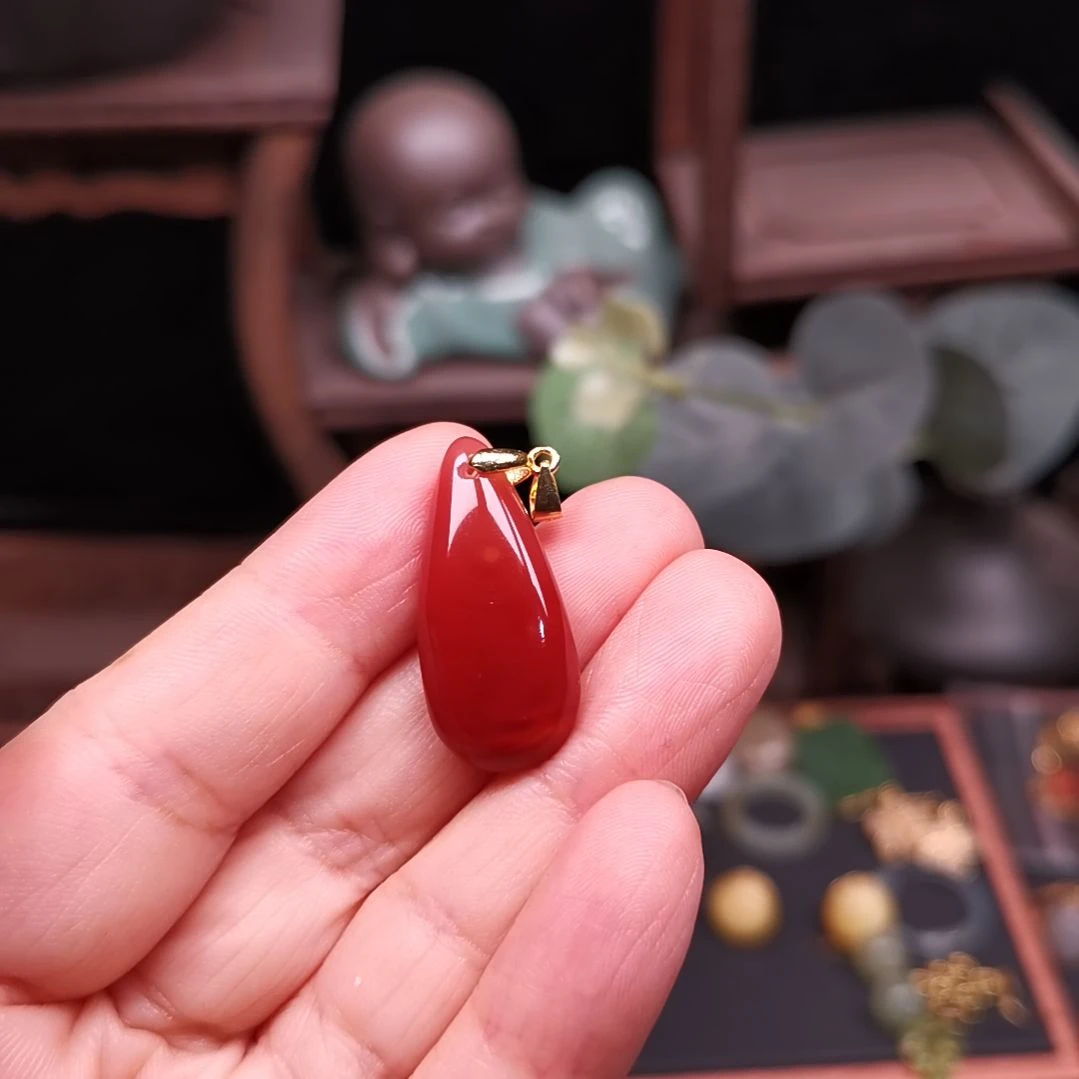 *****颈饰未镶嵌南红玛瑙