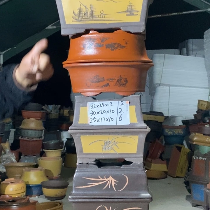 紫砂花盆紫砂紫砂