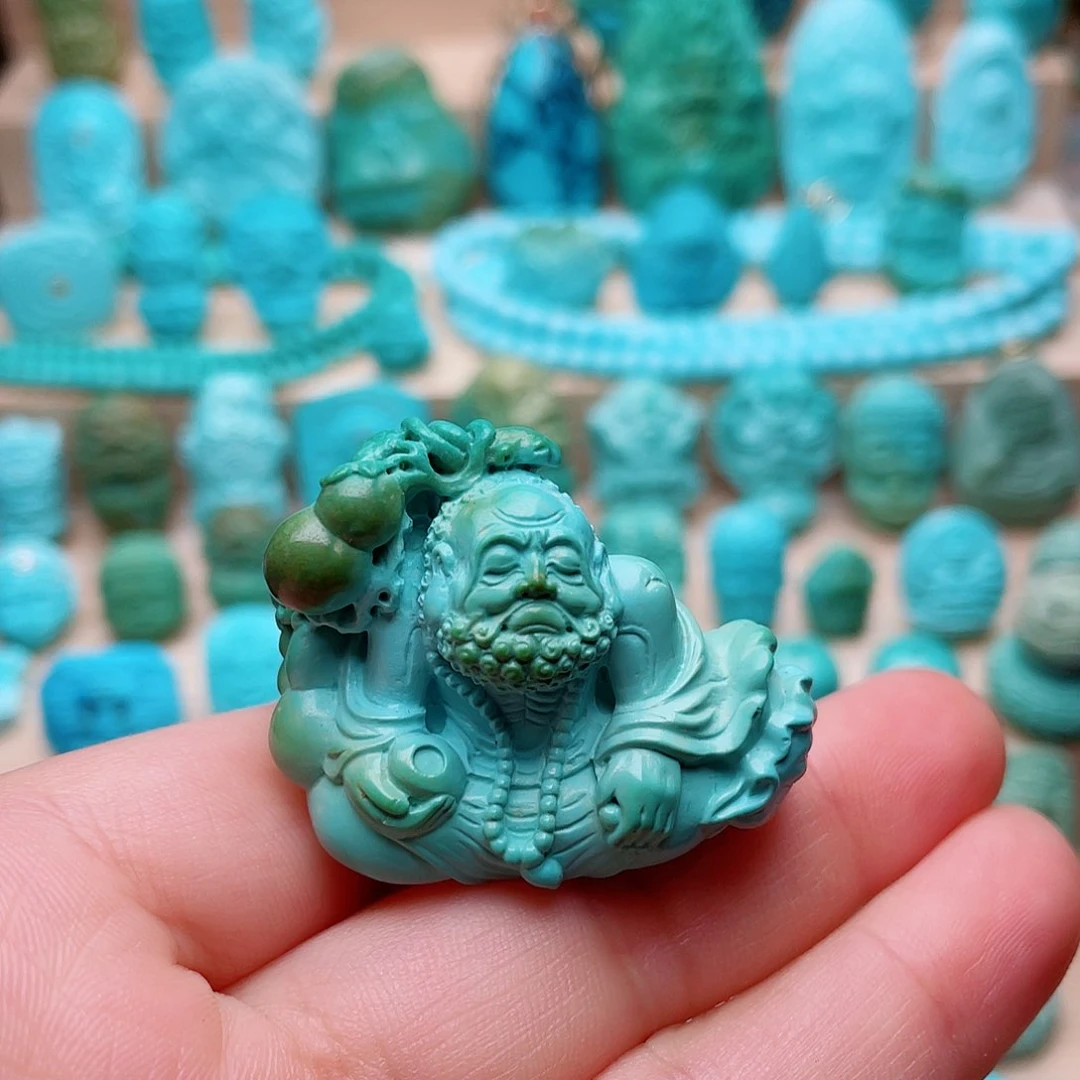 绿松石未镶嵌吊坠(不含链)