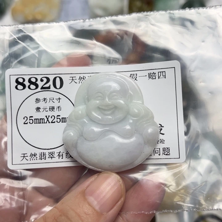 翡翠未镶嵌颈饰8820