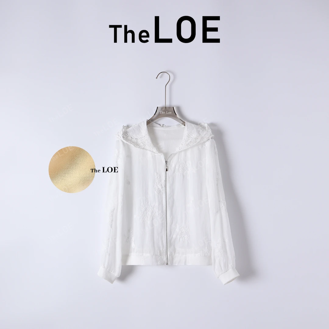 TheLOE/刺绣提花100支100纯苎麻防晒外套#05.10W-G5251