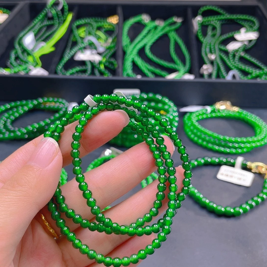 翡翠未镶嵌颈饰