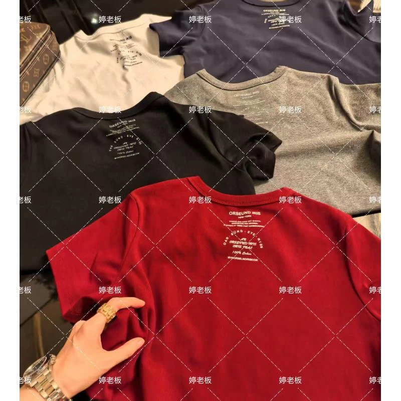 6069新款、后背小字母五色百搭T恤111-70