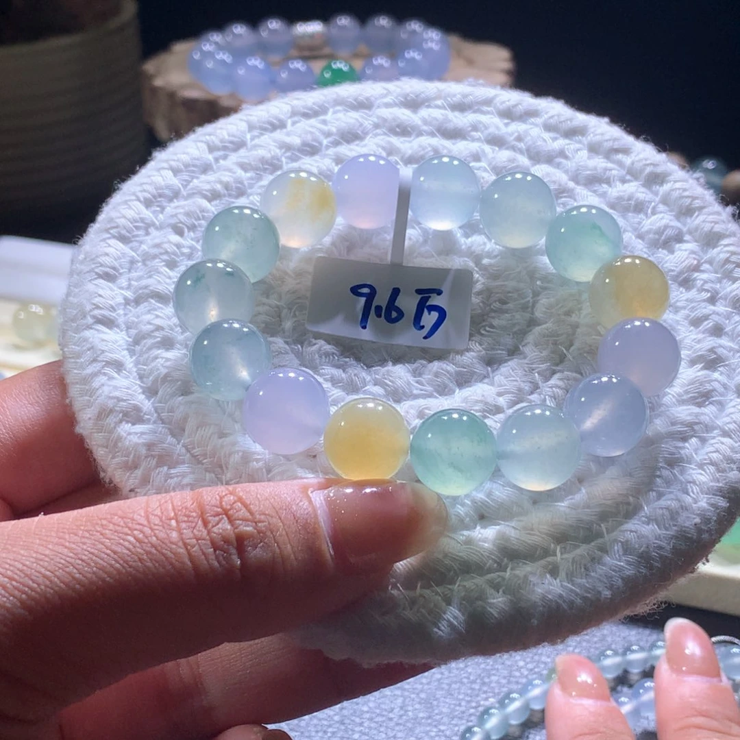 未镶嵌手串翡翠精品特价马卡龙卡12