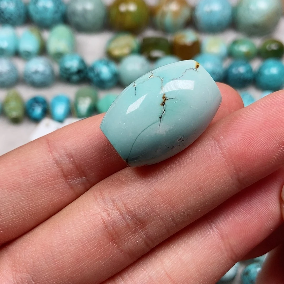 未镶嵌绿松石珠宝半成品