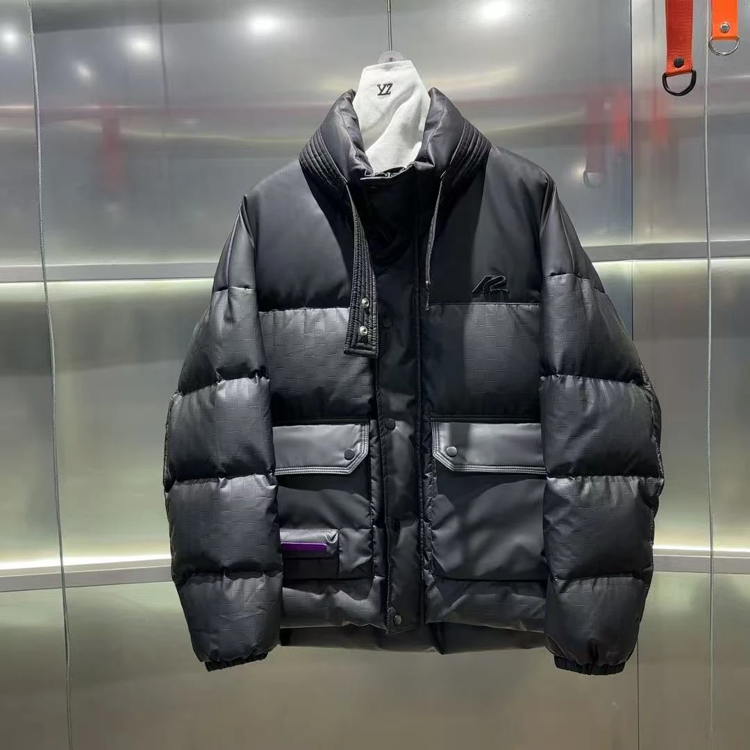 529 素劲2 冬季潮牌男女同款工装立领羽绒服外套 YRY13-5502