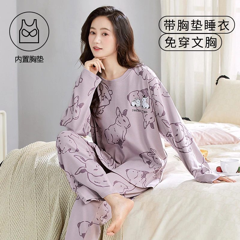 a59❤️「琳琳屋」80-150可穿浪漫性感蕾丝轻奢修身睡衣家居服